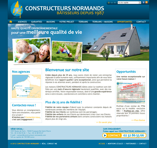 Site internet constructeurs normands