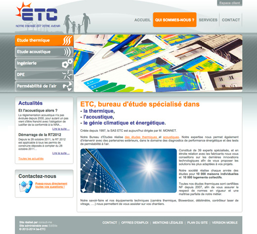 Site internet ETC