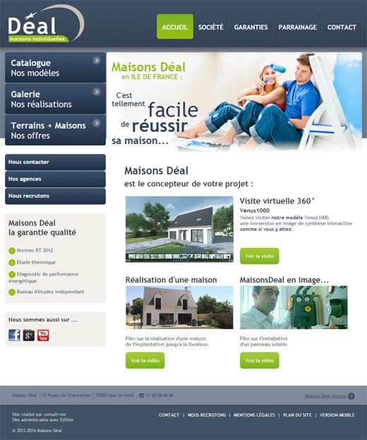 Site internet maisons deal