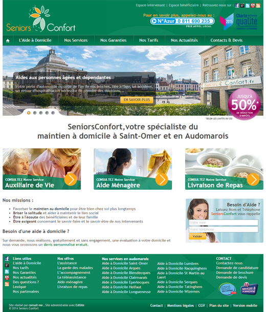 Site internet seniors confort