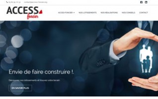 Realisation refonte site internet access foncier