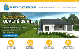 Realisation site constructeurs normands 2 0