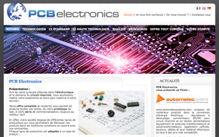 Site vitrine pcb electronics